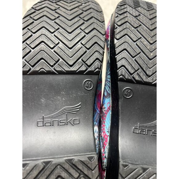 Dansko paisley print clogs mules womens size 10.5/11 - Picture 2 of 8